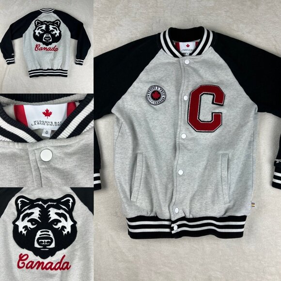 Hudson Bay Company Strong and Free Team Canada Sweater Jacket Women’s XS button - Picture 1 of 10